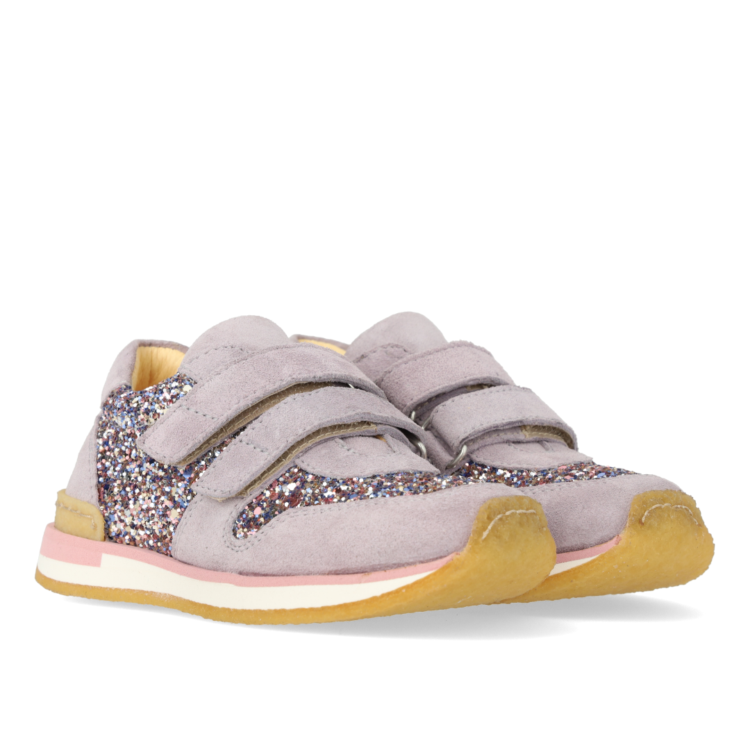 Angulus sneakers glitter lillac - Billede 2