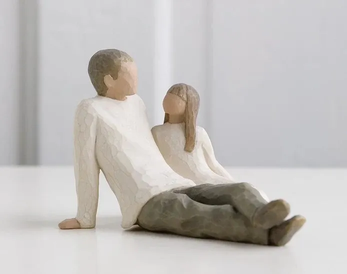 Willow Tree Father and Daughter H11,5 - Billede 3