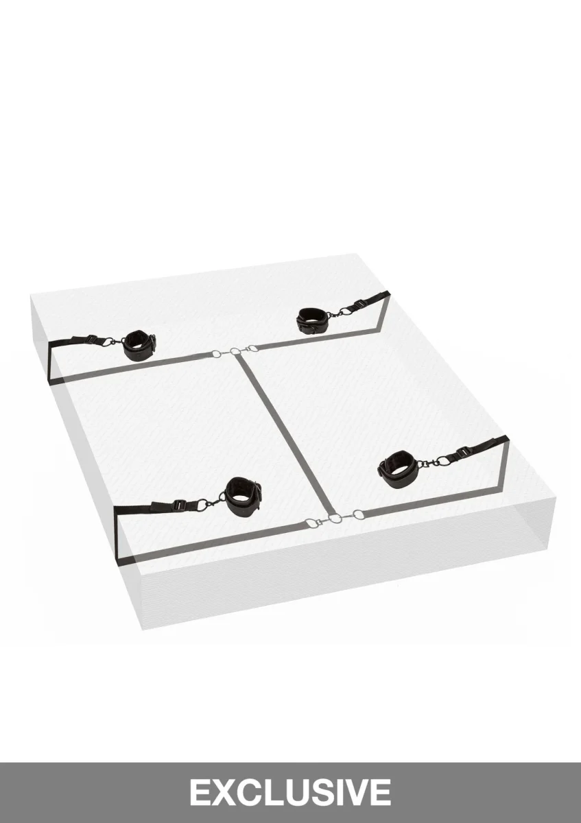Boundless Bed Restraint Set – Håndjern til BDSM Bed and Bondage - Billede 2