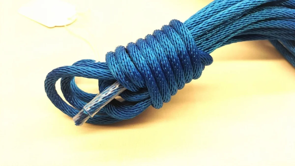 Blåt Bondage-reb 6 mm spiralflet - PPMF syntetisk reb - Billede 3