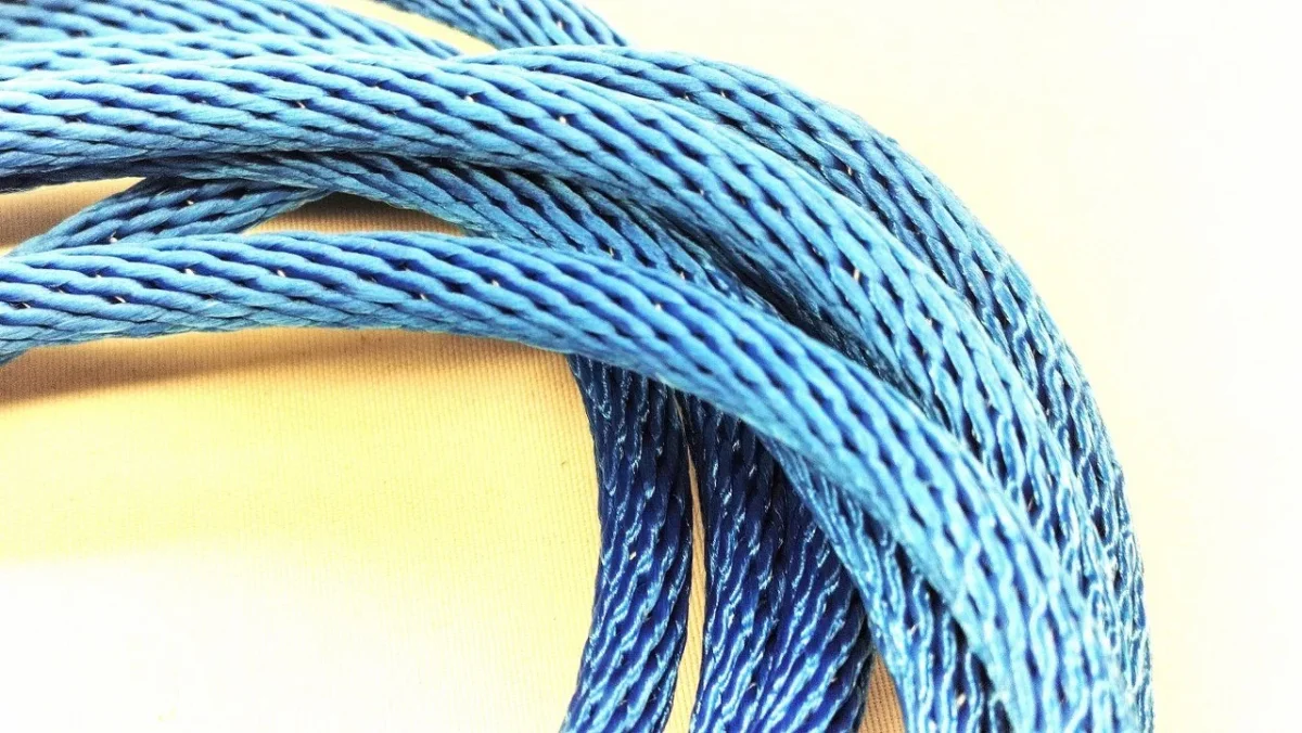 Blåt Bondage-reb 6 mm spiralflet - PPMF syntetisk reb - Billede 4