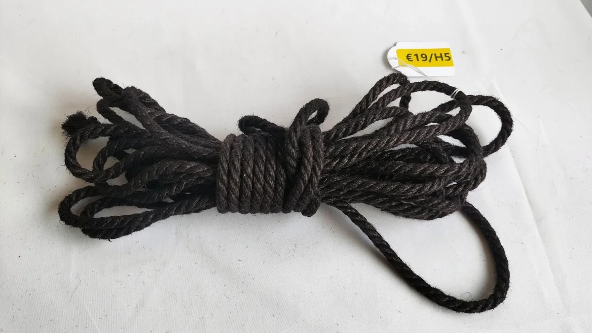 Jutereb 8 meter 6 mm forskellige farver – farvet Shibari bondage reb - Billede 6