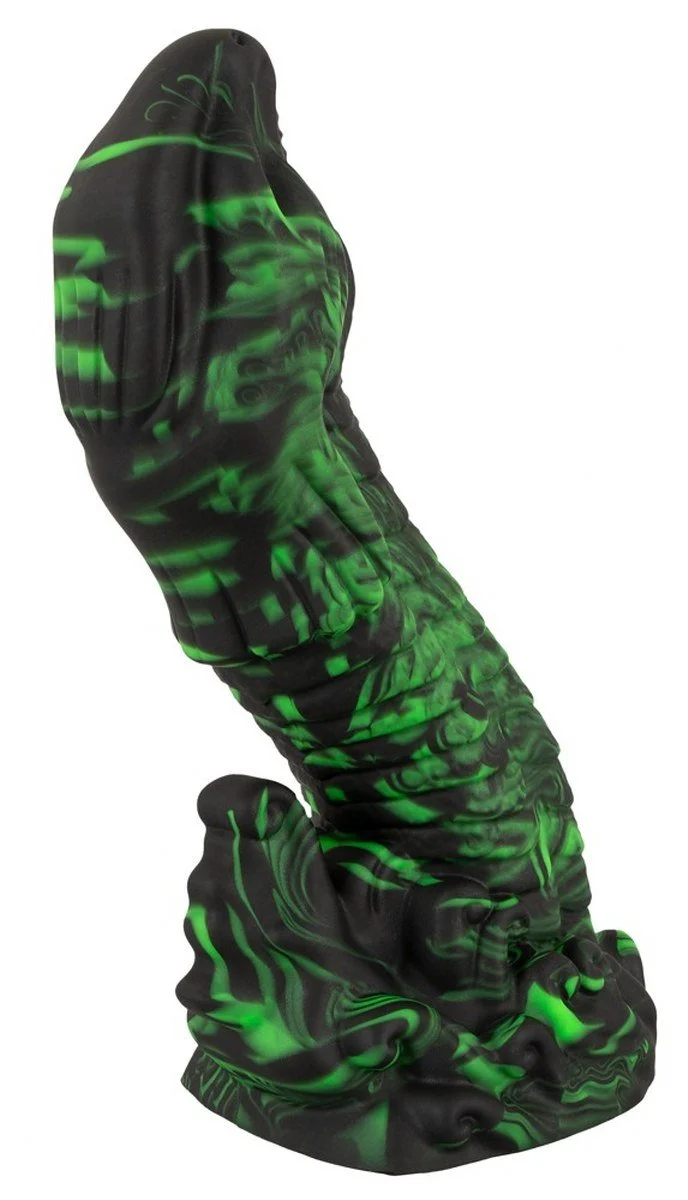 Lizard Peak Dildo Beasty Cocks – Fantasy Lizard Silikone 22cm Sugekop - Billede 3