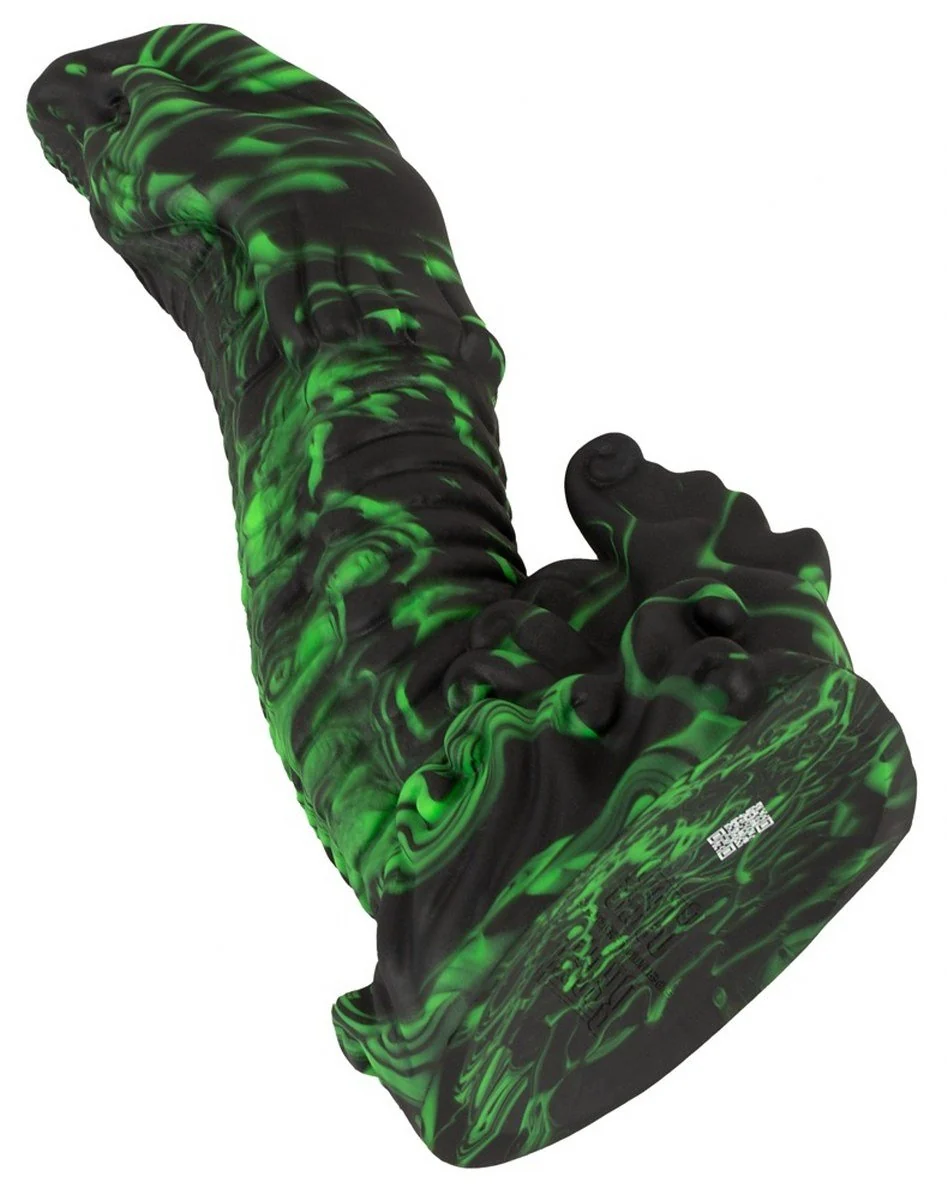Lizard Peak Dildo Beasty Cocks – Fantasy Lizard Silikone 22cm Sugekop - Billede 7